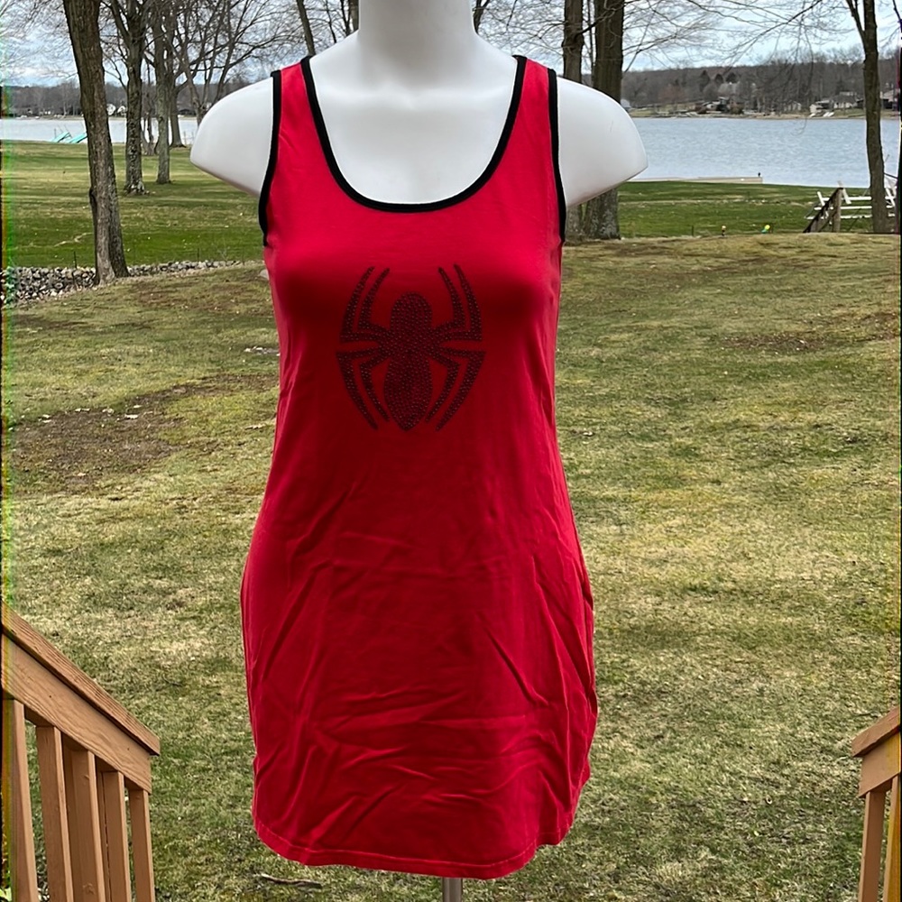 NWOT Marvel Spider-Man mini dress S